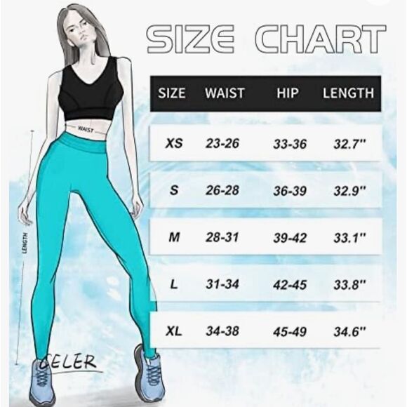 CELER Women Tummy Control Chemistry Seamless Scrunch ButtGym HW Yoga Pants S Nwt - Picture 3 of 6